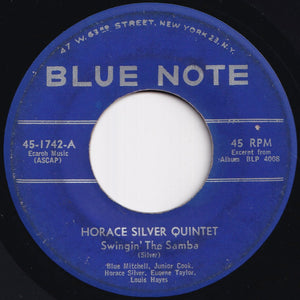 Horace Silver Quintet - Swingin' The Samba / Mellow D (7 inch Record / Used)