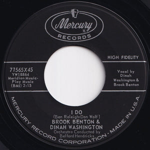 Dinah Washington, Brook Benton - Baby (You've Got What It Takes) / I Do (7 inch Record / Used)