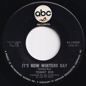 Tommy Roe - It's Now Winters Day / Kick Me Charlie (7 inch Record / Used)