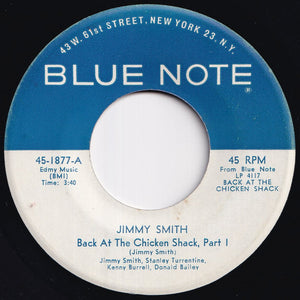 Jimmy Smith - Back At The Chicken Shack (Part 1) / (Part 2) (7 inch Record / Used)