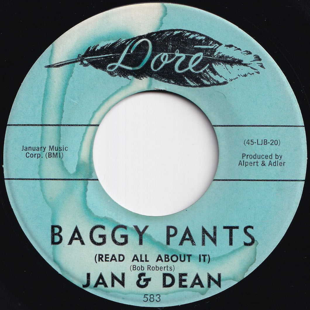Jan & Dean - Baggy Pants (Read All About It) / Judy's An Angel (7 inch Record / Used)