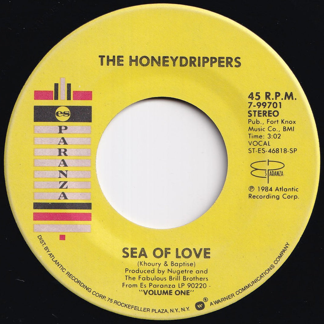 Honeydrippers - Sea Of Love / I Get A Thrill (7 inch Record / Used)