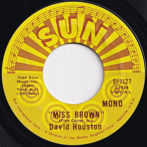 David Houston - Miss Brown / Sherry's Lips (7 inch Record / Used)