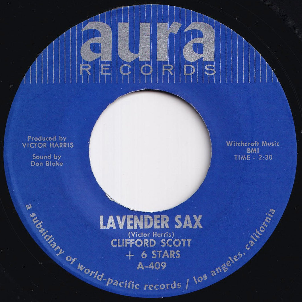 Clifford Scott + 6 Stars - Lavender Sax / Beach Bunny (7 inch Record / Used)