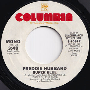 Freddie Hubbard - Super Blue (Stereo) / (Mono) (7 inch Record / Used)