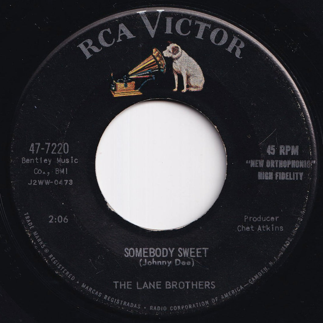 Lane Brothers - Somebody Sweet / Boppin' In A Sack (7 inch Record / Used)