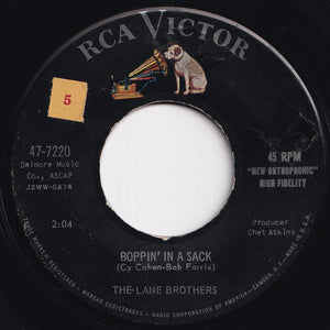Lane Brothers - Somebody Sweet / Boppin' In A Sack (7 inch Record / Used)