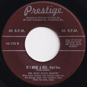 Miles Davis Quintet - If I Were A Bell (Part 1) / (Part 2) (7 inch Record / Used)