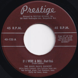 Miles Davis Quintet - If I Were A Bell (Part 1) / (Part 2) (7 inch Record / Used)