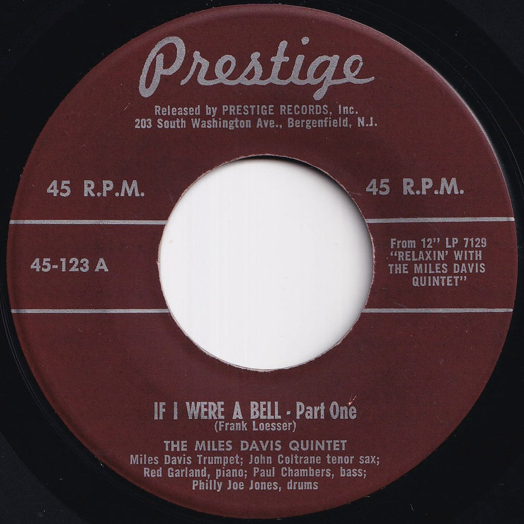 Miles Davis Quintet - If I Were A Bell (Part 1) / (Part 2) (7 inch Record / Used)