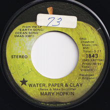 Load image into Gallery viewer, Mary Hopkin - Water, Paper &amp; Clay / Streets Of London (7 inch Record / Used)
