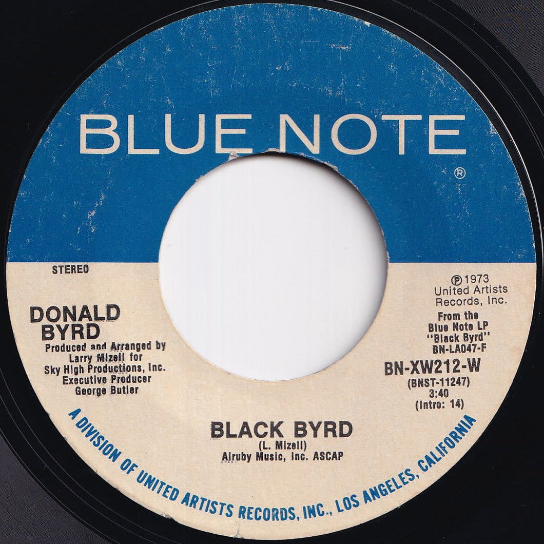 Donald Byrd - Black Byrd / Slop Jar Blues (7 inch Record / Used)