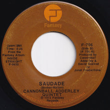 画像をギャラリービューアに読み込む, Cannonball Adderley Quintet - Inside Straight / Saudade (7 inch Record / Used)
