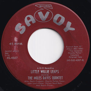 Miles Davis Quintet - Half-Nelson / Little Willie Leaps (7 inch Record / Used)