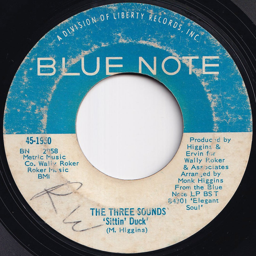 Three Sounds - Sittin' Duck / Sugar Hill (7 inch Record / Used)