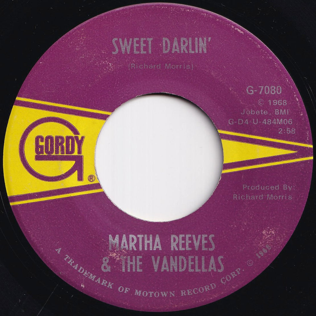 Martha Reeves & The Vandellas - Sweet Darlin' / Without You (7 inch Record / Used)