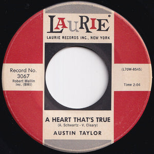 Austin Taylor - Push Push / A Heart That's True (7 inch Record / Used)