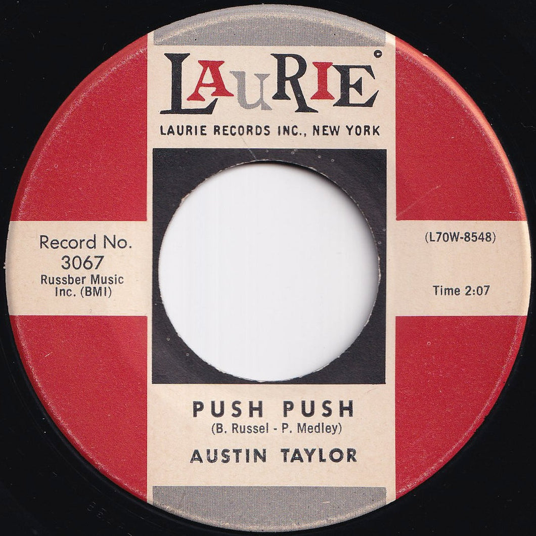 Austin Taylor - Push Push / A Heart That's True (7 inch Record / Used)