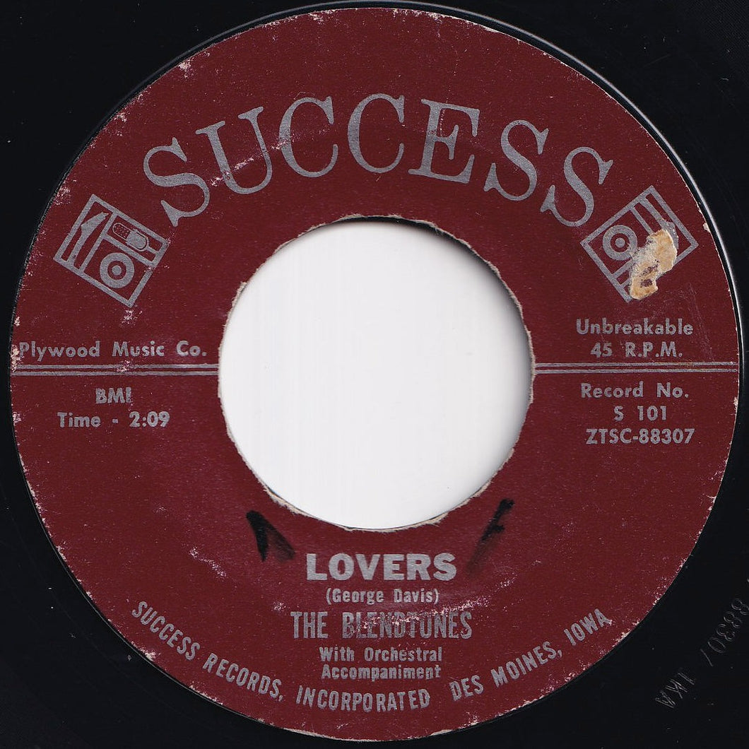 Blendtones - Lovers / Dear Diary (7 inch Record / Used)