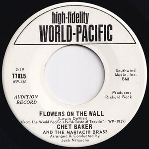 Chet Baker - Flowers On The Wall / Tequila (7 inch Record / Used)