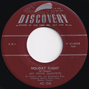 Art Pepper Quartette - Surf Ride / Holiday Flight (7 inch Record / Used)
