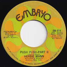 画像をギャラリービューアに読み込む, Herbie Mann - Push Push (Part 1) / (Part 2) (7 inch Record / Used)
