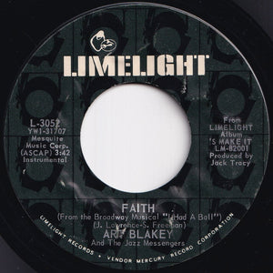 Art Blakey And The Jazz Messengers - Faith / One For Gamal (7 inch Record / Used)