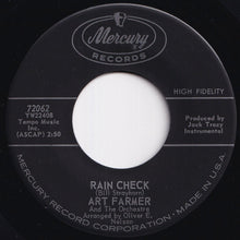 Load image into Gallery viewer, Art Farmer - The Sweetest Sounds / Rain Check (7 inch Record / Used)
