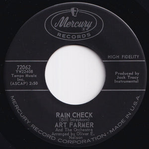 Art Farmer - The Sweetest Sounds / Rain Check (7 inch Record / Used)