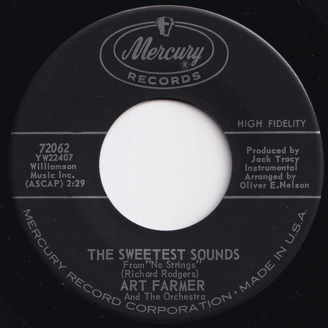 Art Farmer - The Sweetest Sounds / Rain Check (7 inch Record / Used)