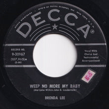 画像をギャラリービューアに読み込む, Brenda Lee - Sweet Nothin&#39;s / Weep No More My Baby (7 inch Record / Used)
