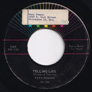 Fats Domino - Telling Lies / When The Saints Go Marching In (7 inch Record / Used)