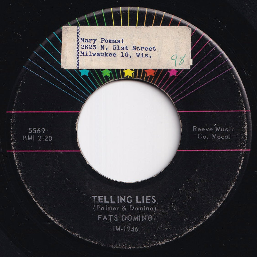 Fats Domino - Telling Lies / When The Saints Go Marching In (7 inch Record / Used)