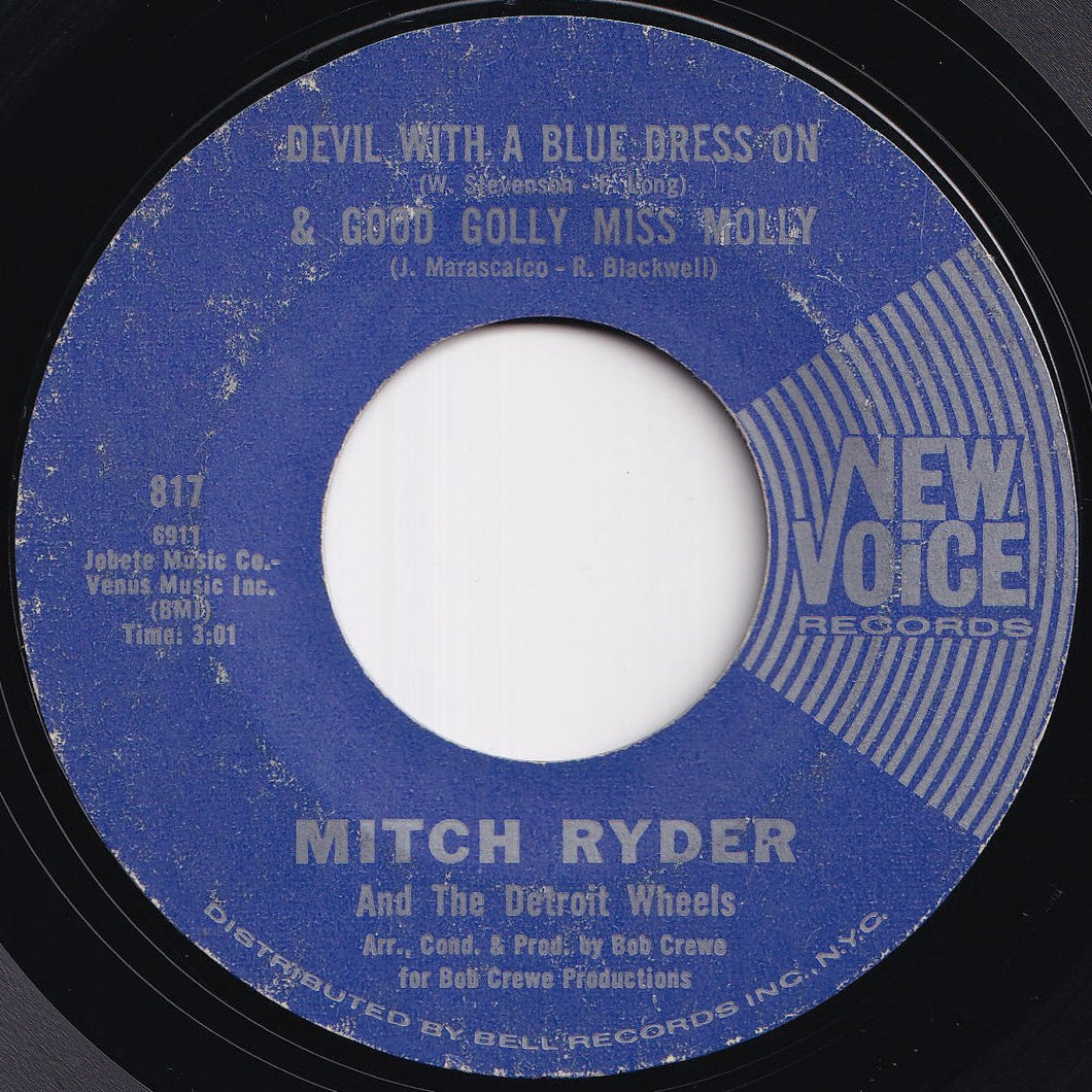 Mitch Ryder And The Detroit Wheels - Devil With A Blue Dress On & Good Golly Miss Molly / I Had It Made (7 inch Record / Used)