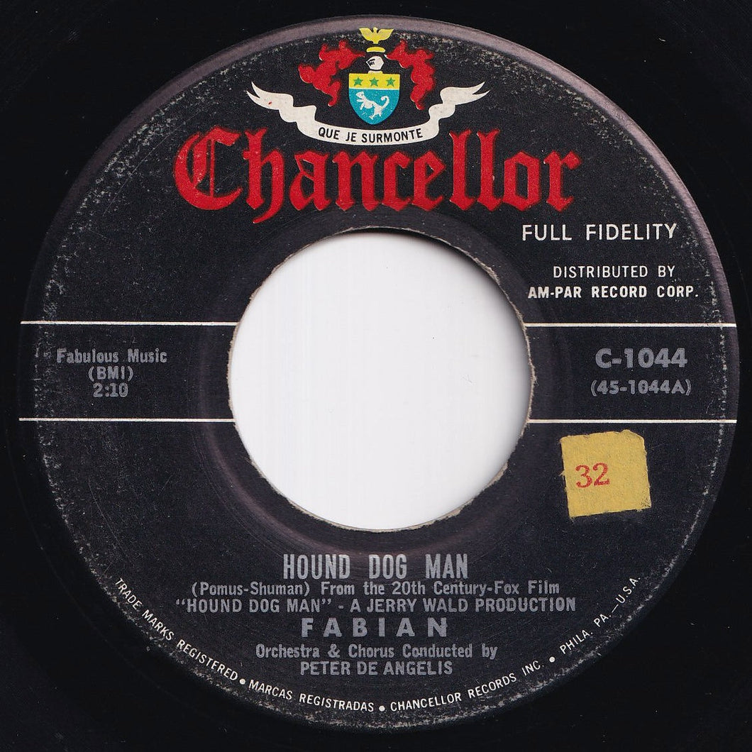 Fabian - Hound Dog Man / This Friendly World (7 inch Record / Used)