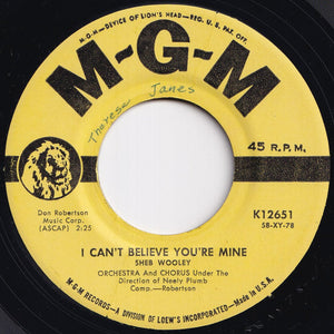 Sheb Wooley - The Purple People Eater / I Can't Believe You're Mine (7 inch Record / Used)