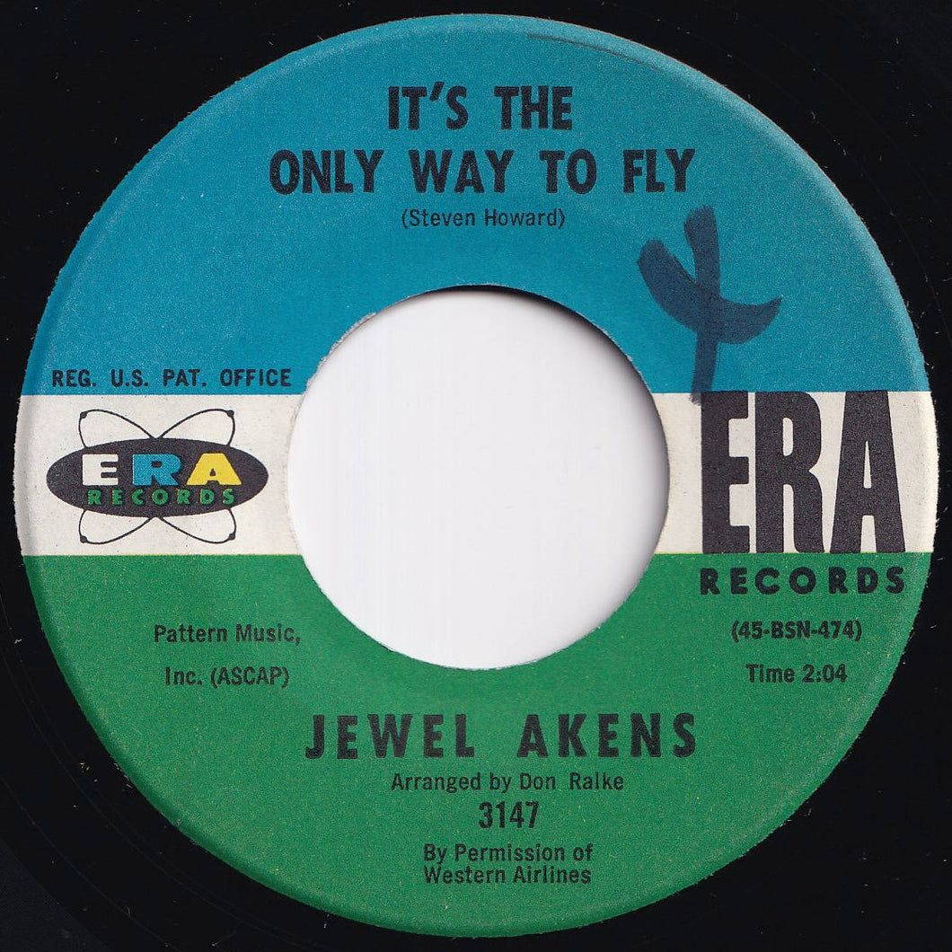 Jewel Akens - It's The Only Way To Fly / You Sure Know How To Hurt A Fella (7 inch Record / Used)