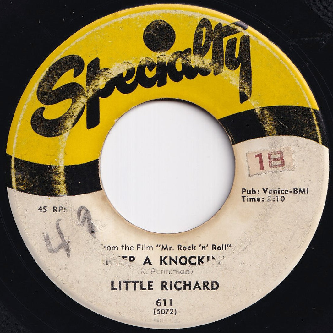 Little Richard - Keep A Knockin' / Can't Believe You Wanna Leave (7 inch Record / Used)
