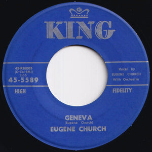 Eugene Church - That's All I Want / Geneva (7 inch Record / Used)