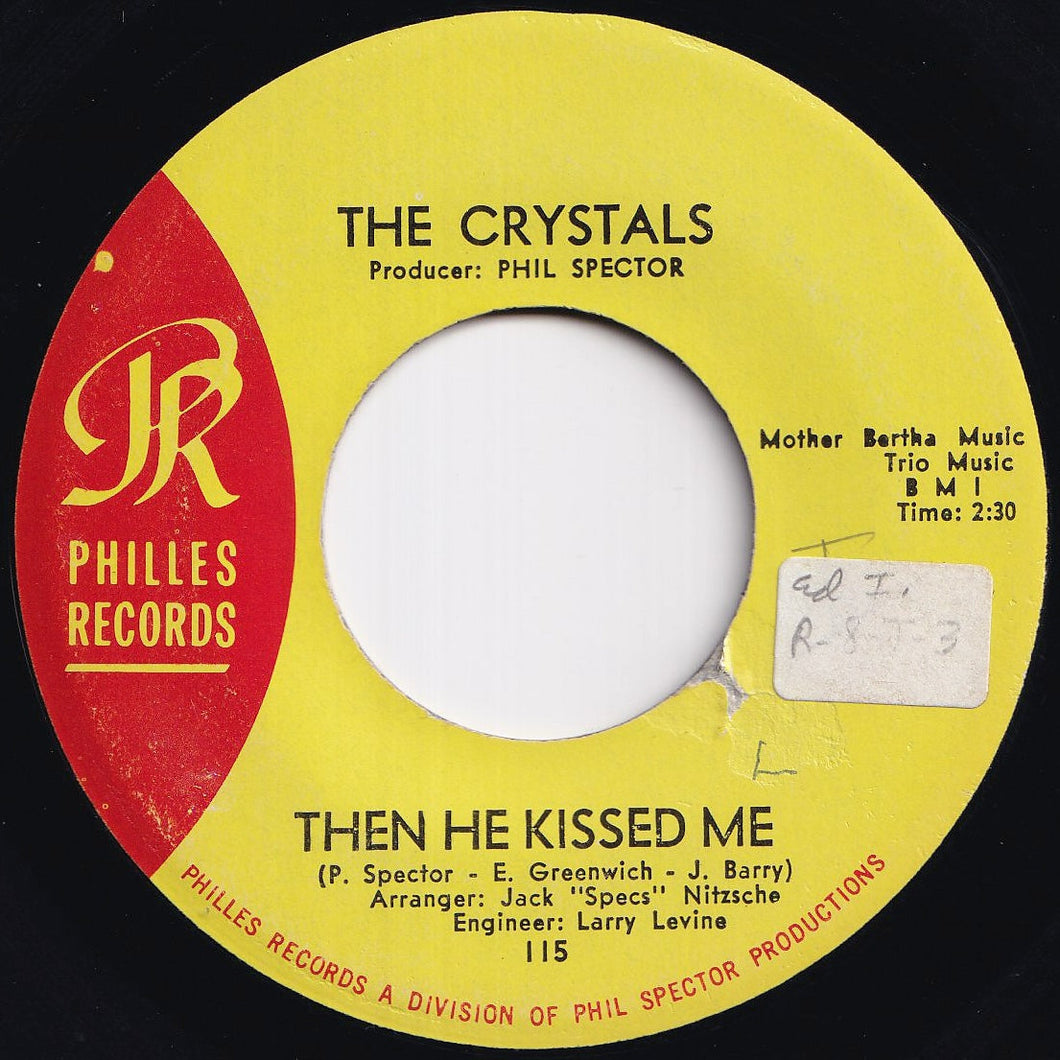 Crystals - Then He Kissed Me / Brother Julius (7 inch Record / Used)