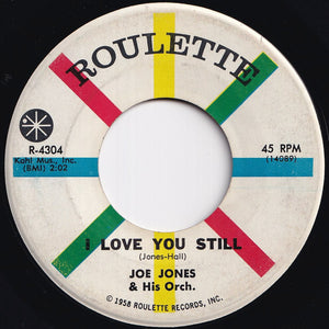 Joe Jones & His Orchestra - You Talk Too Much / I Love You Stil (7 inch Record / Used)