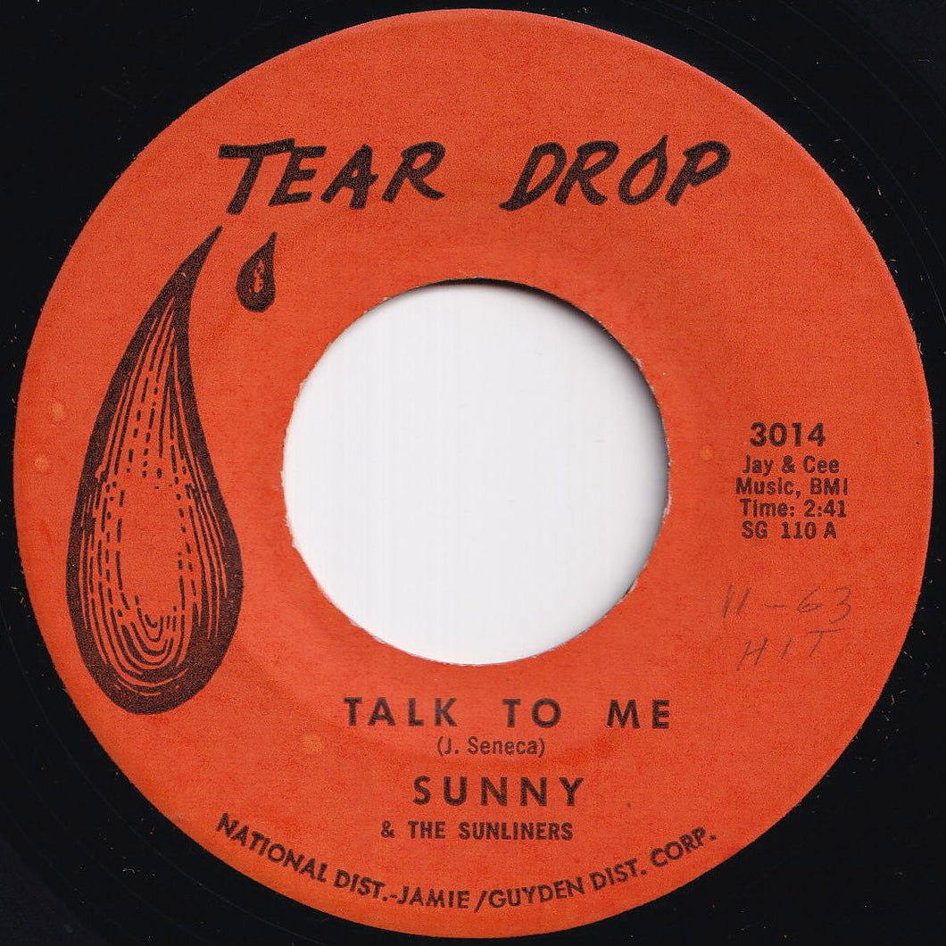 Sunny & The Sunglows - Talk To Me / Every Week, Every Month, Every Year (7 inch Record / Used)