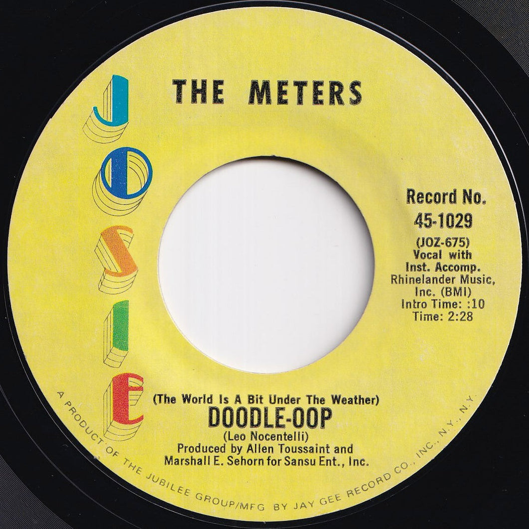 Meters - (The World Is A Bit Under The Weather) Doodle-Oop / I Need More Time (7 inch Record / Used)