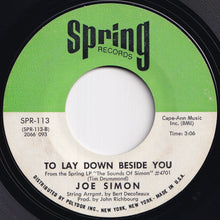 画像をギャラリービューアに読み込む, Joe Simon - Help Me Make It Through The Night / To Lay Down Beside You (7 inch Record / Used)
