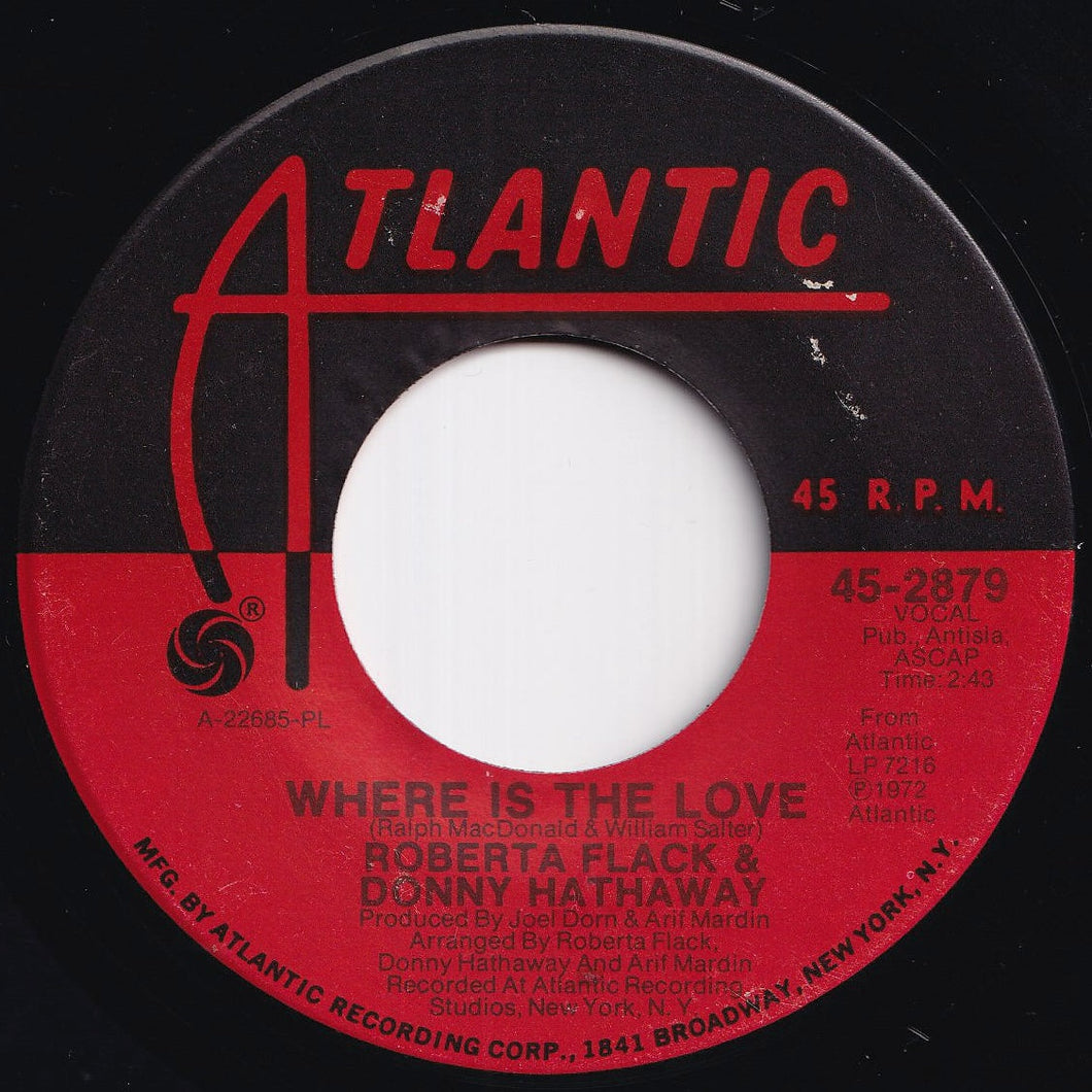 Roberta Flack, Donny Hathaway - Where Is The Love / Mood (7 inch Record / Used)