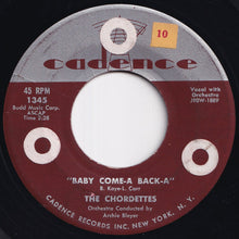 画像をギャラリービューアに読み込む, Chordettes - Lollipop / Baby Come-A Back-A (7 inch Record / Used)
