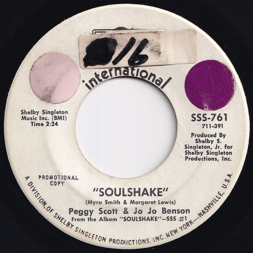 Peggy Scott & Jo Jo Benson - Soulshake / Soulshake (7 inch Record / Used)