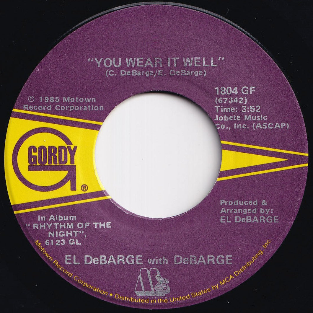 El DeBarge, DeBarge - You Wear It Well / Baby, Won't Cha Come Quick (7 inch Record / Used)
