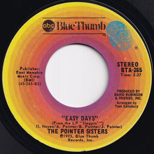 Load image into Gallery viewer, Pointer Sisters - How Long (Betcha&#39; Got A Chick On The Side) / Easy Days (7 inch Record / Used)
