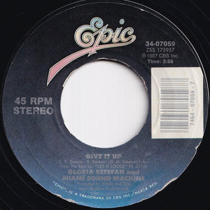 Gloria Estefan And Miami Sound Machine - Rhythm Is Gonna Get You / Give It Up (7 inch Record / Used)